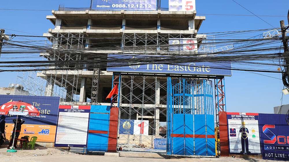 Tiến độ cập nhật dự án The East Gate 02/2019
