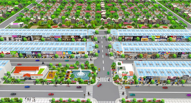 Phối cảnh dự án New Times City ngay trung tâm thị xã Tân Uyên
