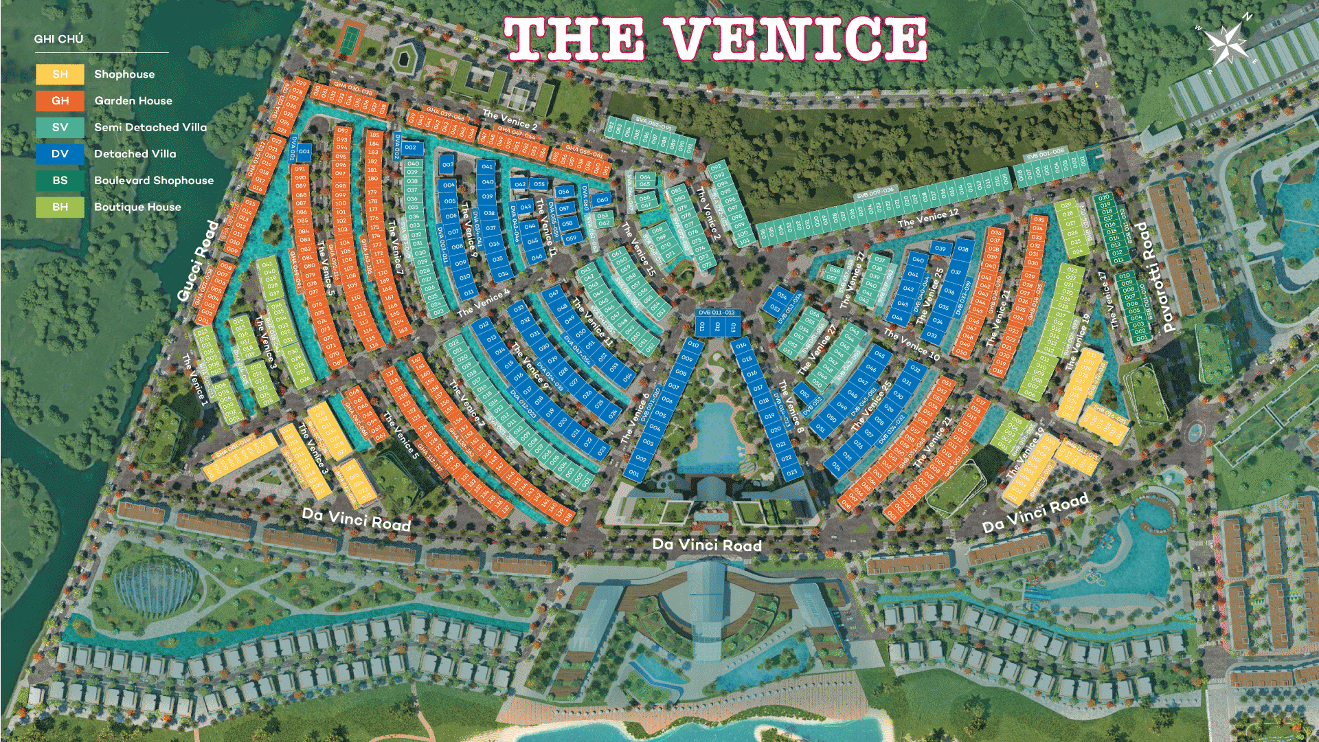 Khu The Venice Venezia Ho Tram